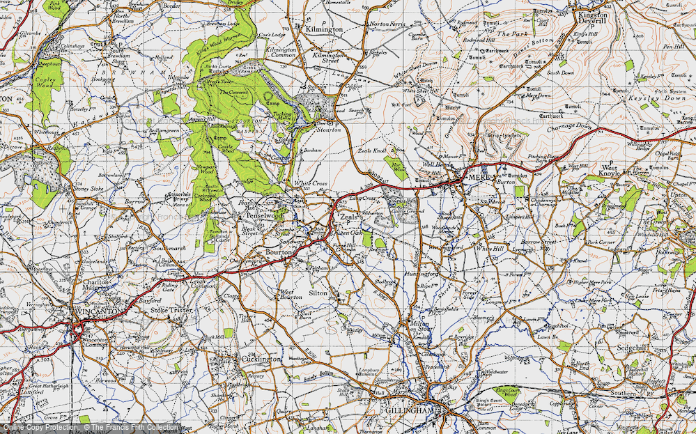 Old Map of Wolverton, 1945 in 1945