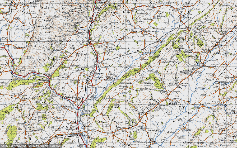 Old Map of Wolverton, 1947 in 1947