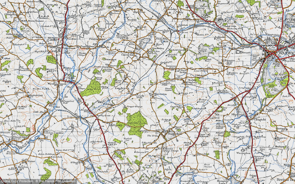 Old Map of Wolverton, 1947 in 1947