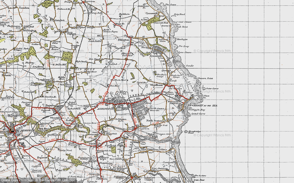 Old Map of Woodbridge, 1947 in 1947