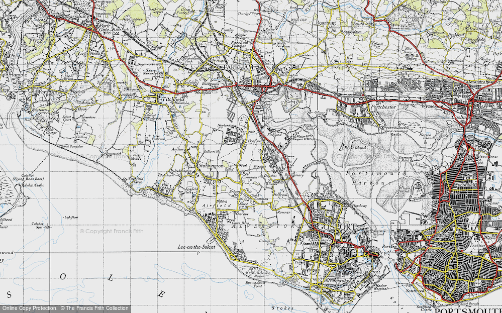 Old Map of Woodcot, 1945 in 1945