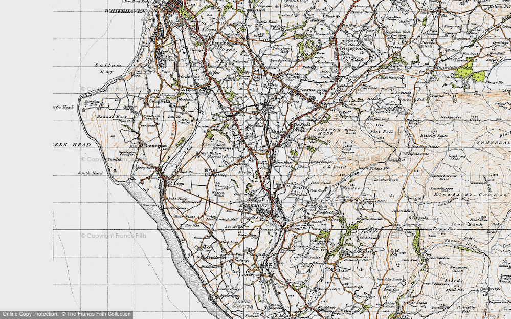 Old Map of Woodend, 1947 in 1947