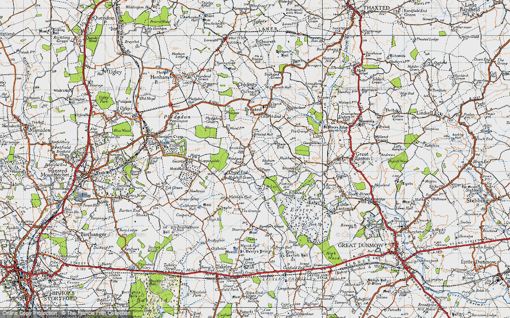 Old Map of Woodgates End, 1946 in 1946