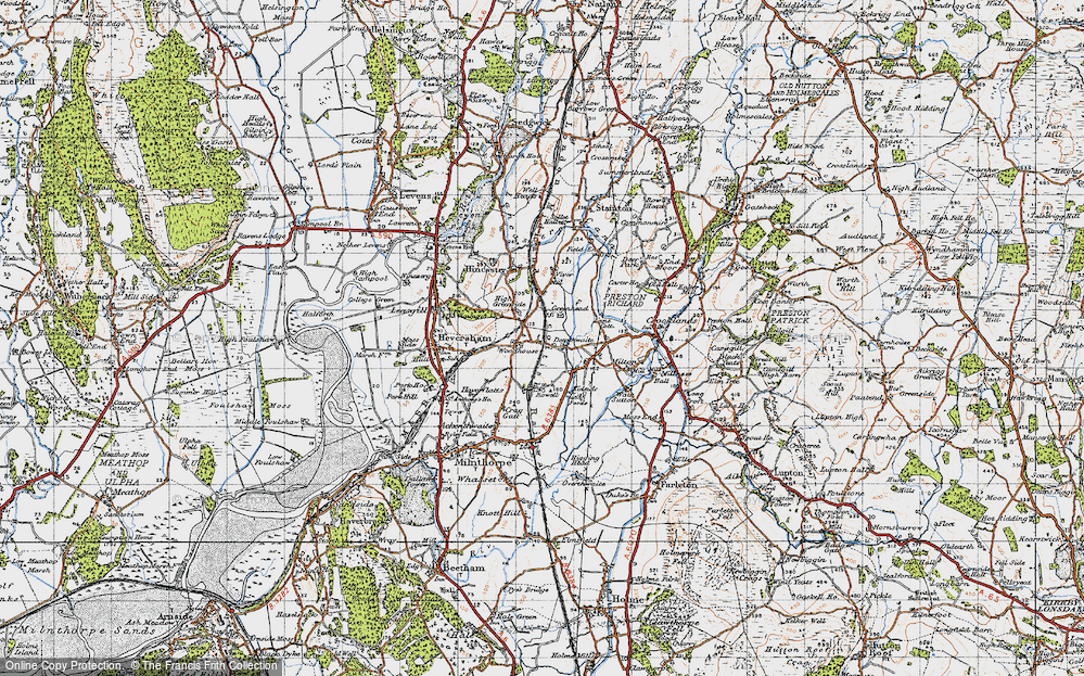 Old Map of Woodhouse, 1947 in 1947
