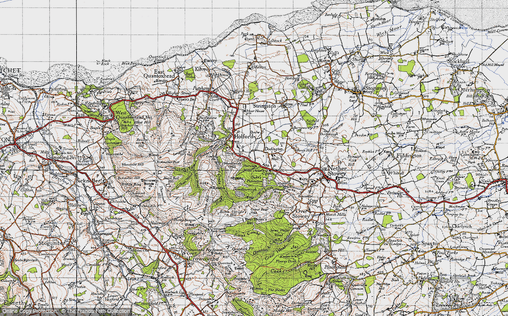 Old Map of Woodlands, 1946 in 1946