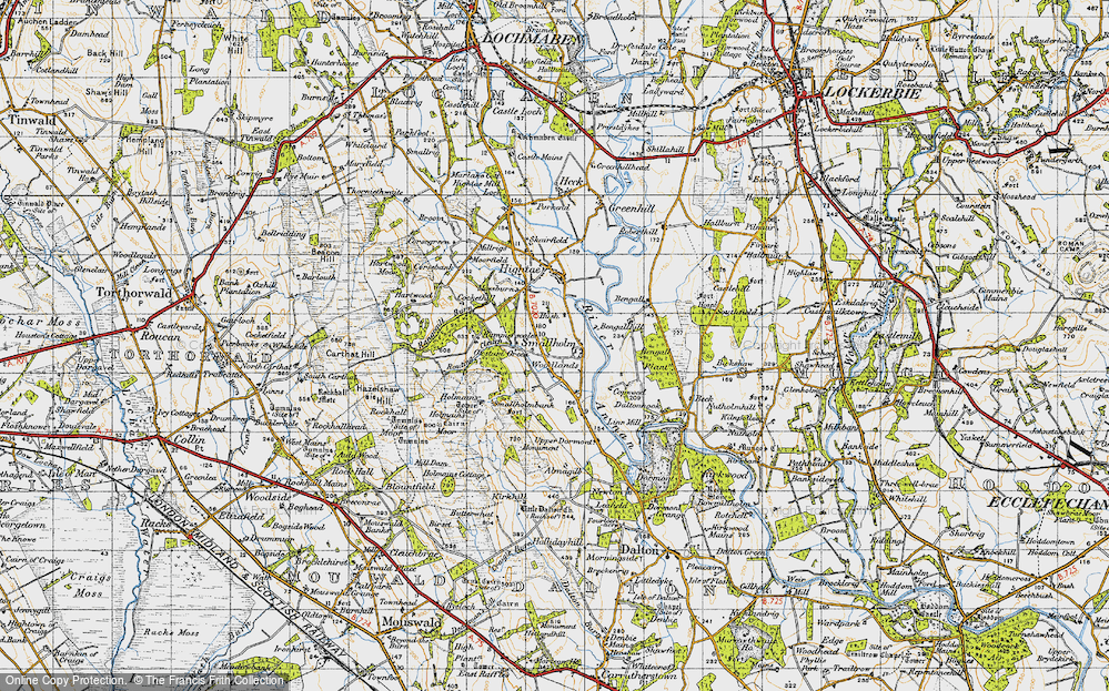 Old Map of Woodlands, 1947 in 1947