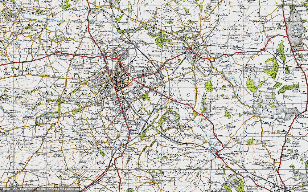 Old Map of Woodlands, 1947 in 1947