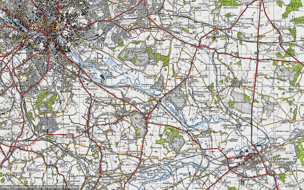 Old Map of Woodlesford, 1947 in 1947