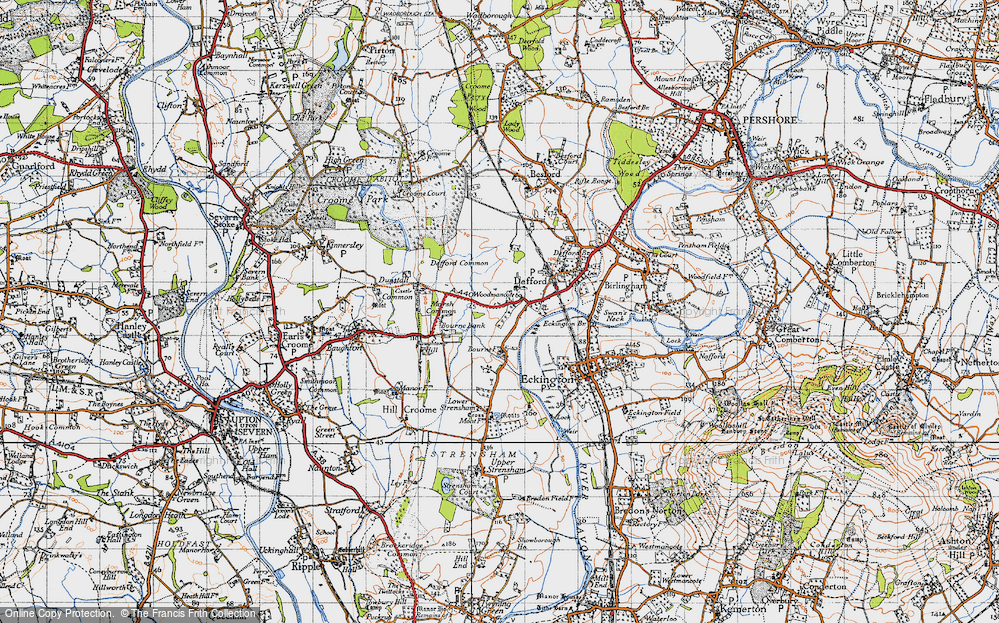 Old Map of Woodmancote, 1946 in 1946