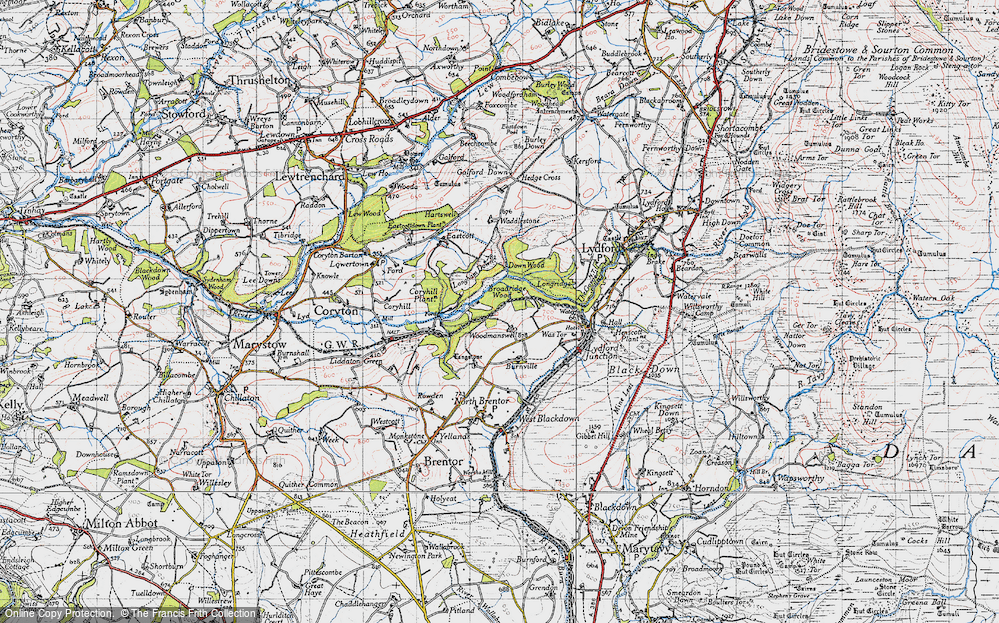 Old Map of Woodmanswell, 1946 in 1946