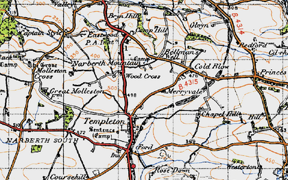 Old map of Woods Cross in 1946