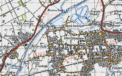 Old map of Woods End in 1947