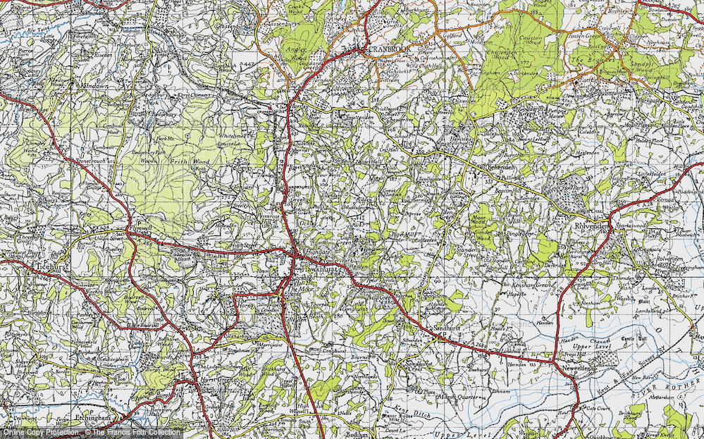 Old Map of Woodsden, 1940 in 1940