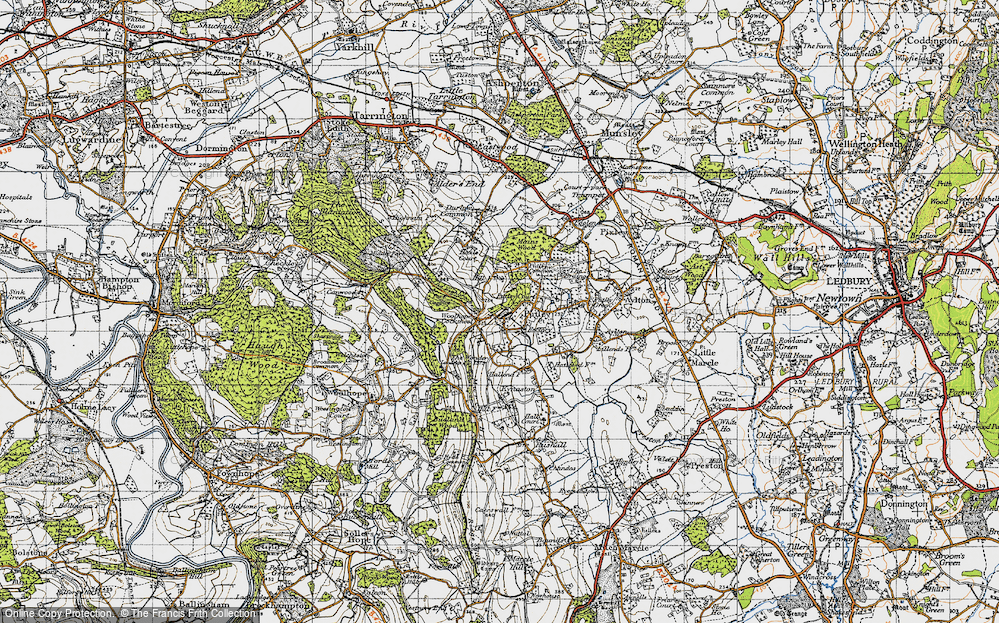 Old Map of Woolhope Cockshoot, 1947 in 1947
