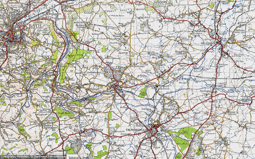 Old Map of Woolley Green, 1946 in 1946