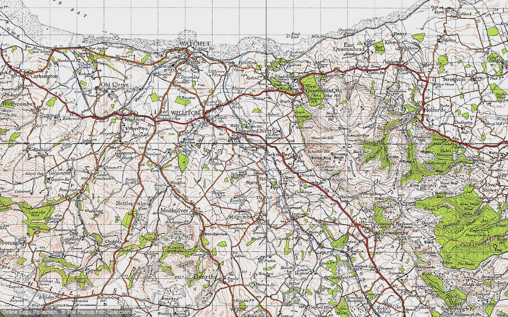 Old Map of Woolston, 1946 in 1946