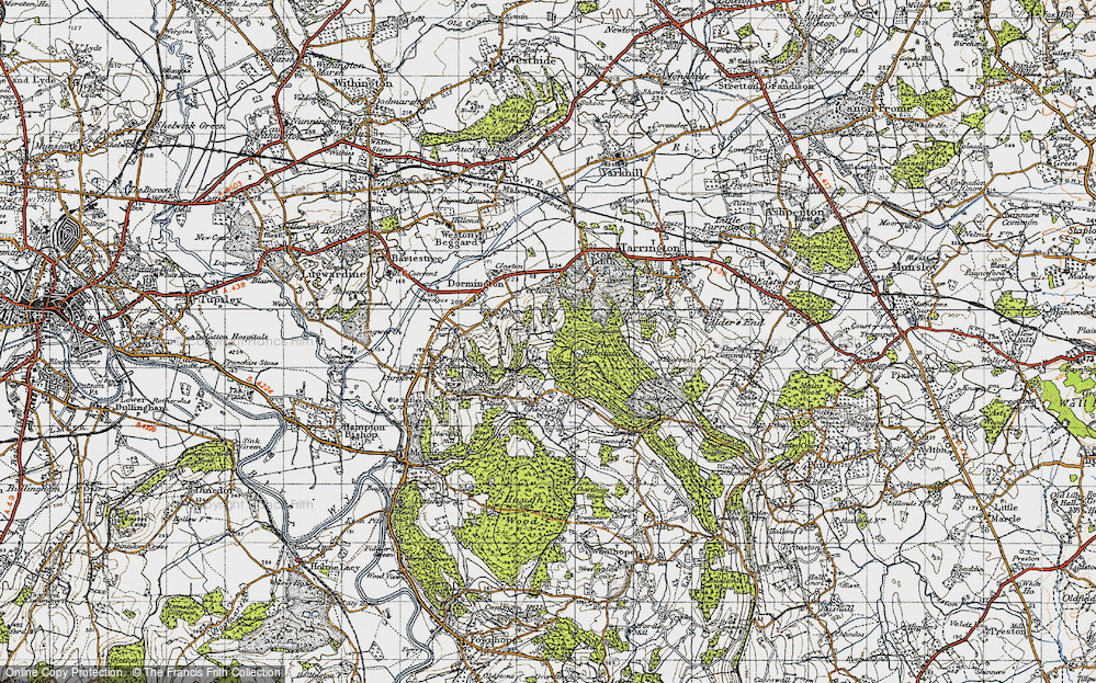 Old Map of Wootton, 1947 in 1947