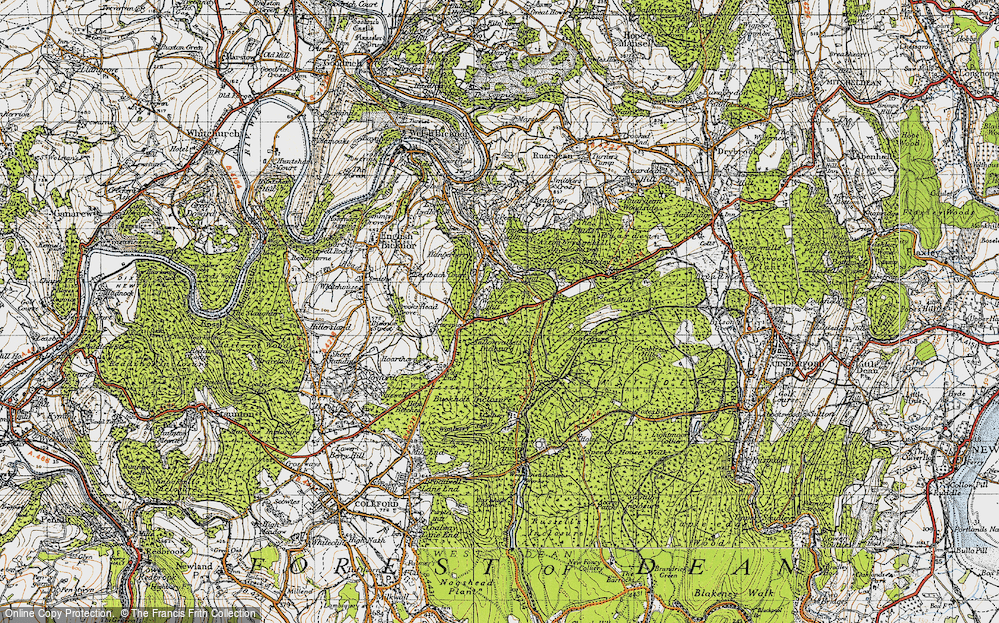 Old Map of Worrall Hill, 1947 in 1947