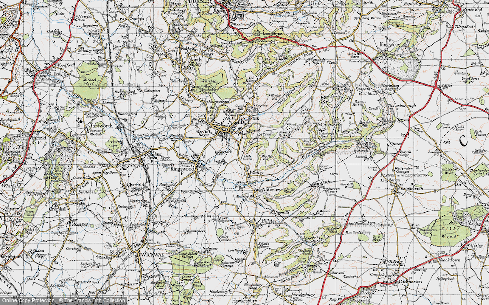 Old Map of Wotton-under-Edge, 1946 in 1946
