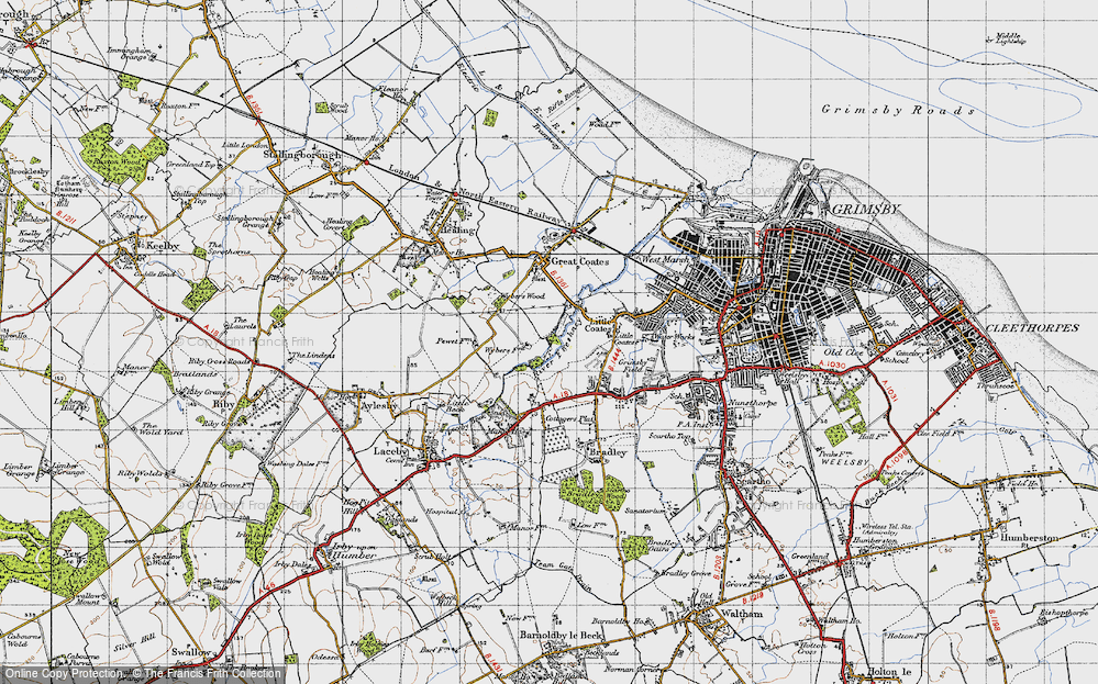 Old Map of Wybers Wood, 1946 in 1946