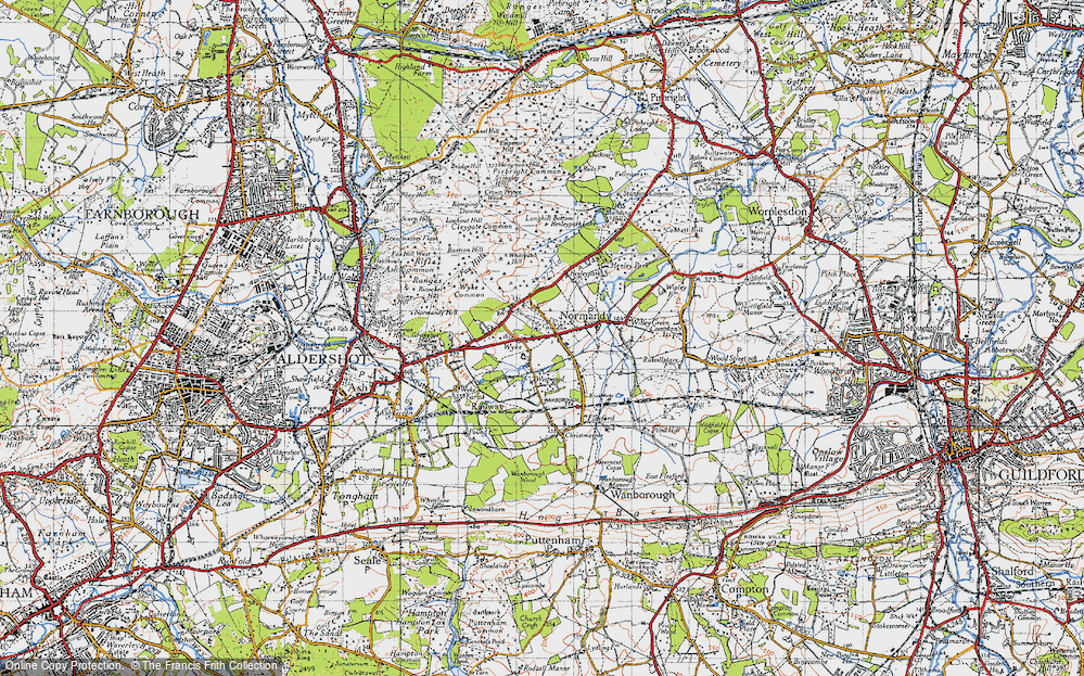 Old Map of Wyke, 1940 in 1940