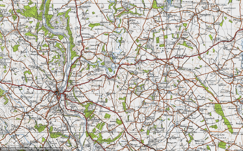 Old Map of Wyken, 1946 in 1946