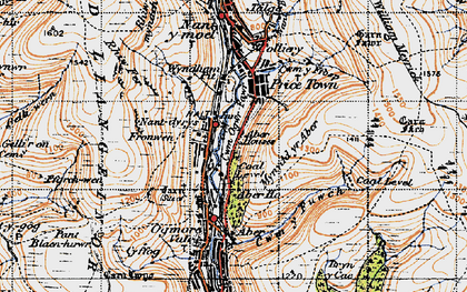 Old map of Wyndham in 1947