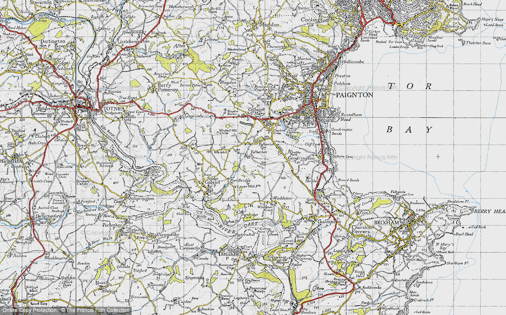 Old Map of Yalberton, 1946 in 1946