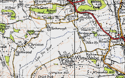 Old map of Yarberry in 1946