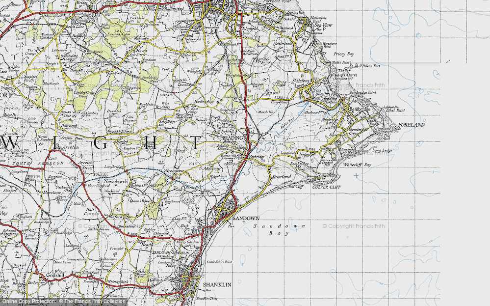 Old Map of Yarbridge, 1945 in 1945