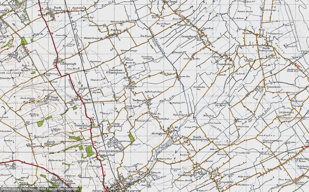 Old Map of Yarburgh, 1946 in 1946