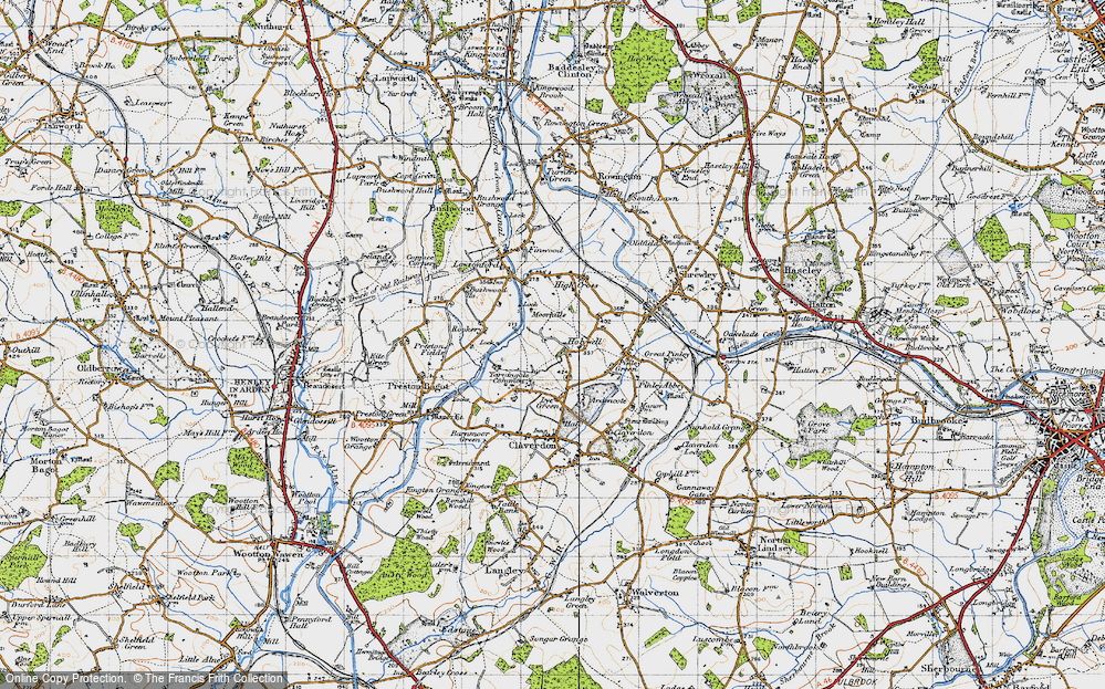 Old Map of Yarningale Common, 1947 in 1947
