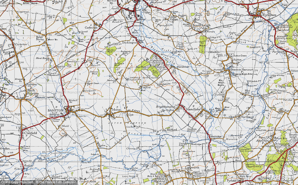 Old Map of Yelford, 1947 in 1947