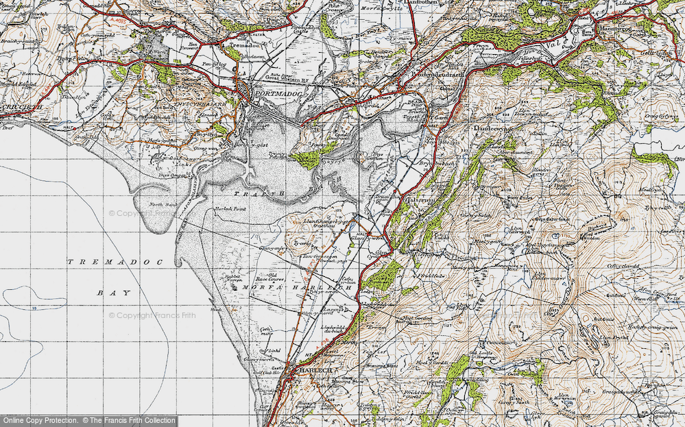 Old Map of Ynys, 1947 in 1947