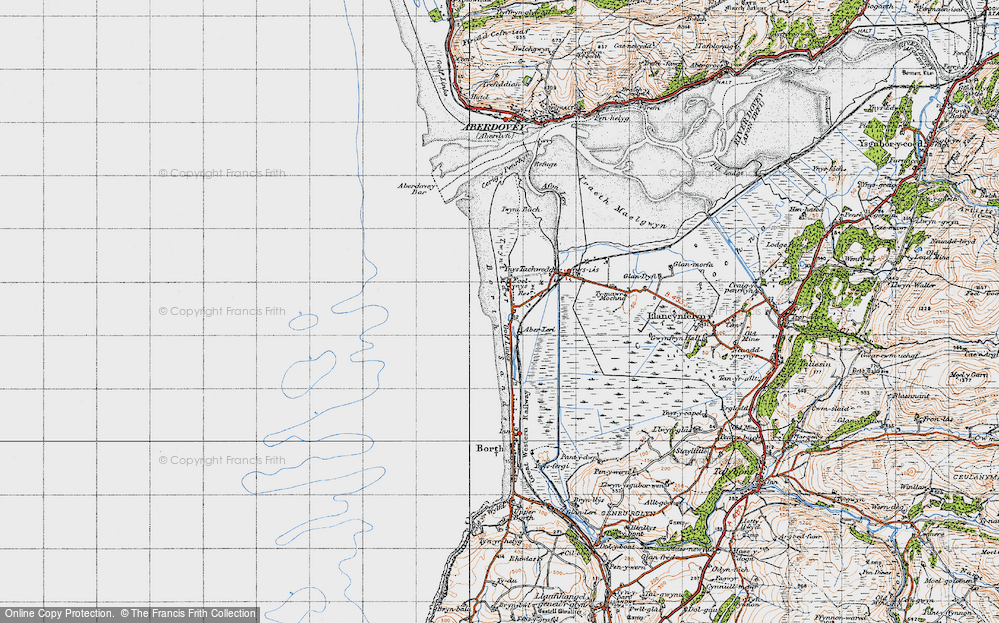 Old Map of Ynyslas, 1947 in 1947