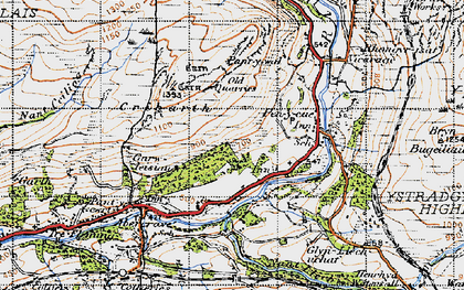 Old map of Ynyswen in 1947