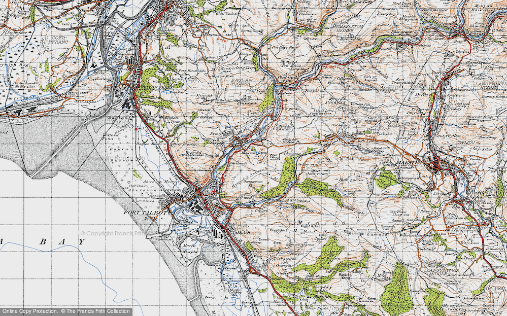 Old Map of Ynysygwas, 1947 in 1947