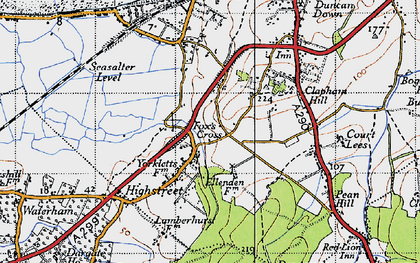 Old map of Yorkletts in 1946