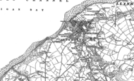 Old Map of Aberaeron, 1904