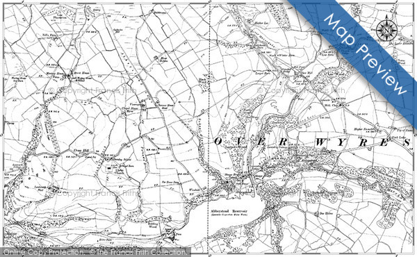 Old Map of Historic Map covering Achriesgill Water in 1910