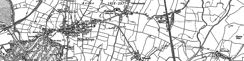 Old map of Ackenthwaite in 1903
