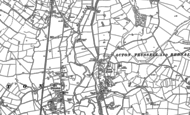 Old Map of Acton Trussell, 1882 - 1884