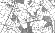 Old Map of Albrightlee, 1881