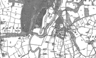 Old Map of Aldford, 1909