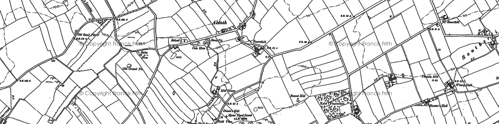 Old map of Aldoth in 1899