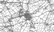 Old Map of Alford, 1885