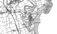 Old Map of Alnmouth, 1896 - 1897