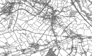 Old Map of Alphington, 1887 - 1888