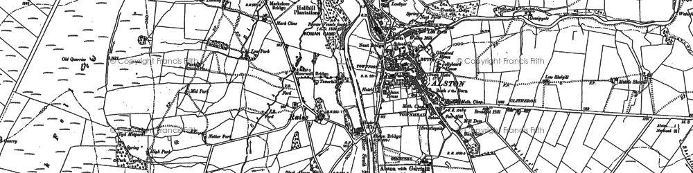 Old map of Annat Walls in 1898