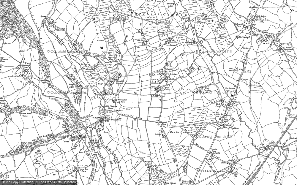 Old Map of Alston, 1903 in 1903